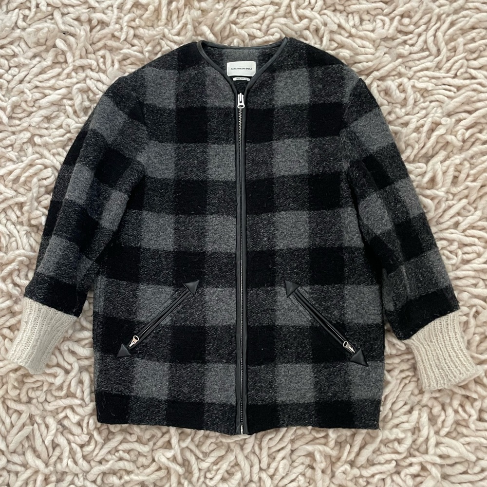 Isabel Marant Étoile Plaid Wool Jacket
